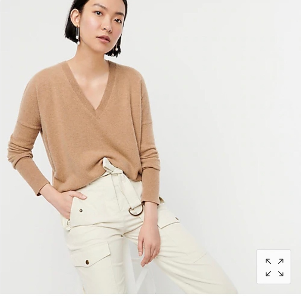 J. Crew Italian Cashmere V-Neck Sweater